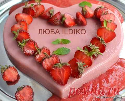 Диетический десерт из клубники/| Любимые рецепты