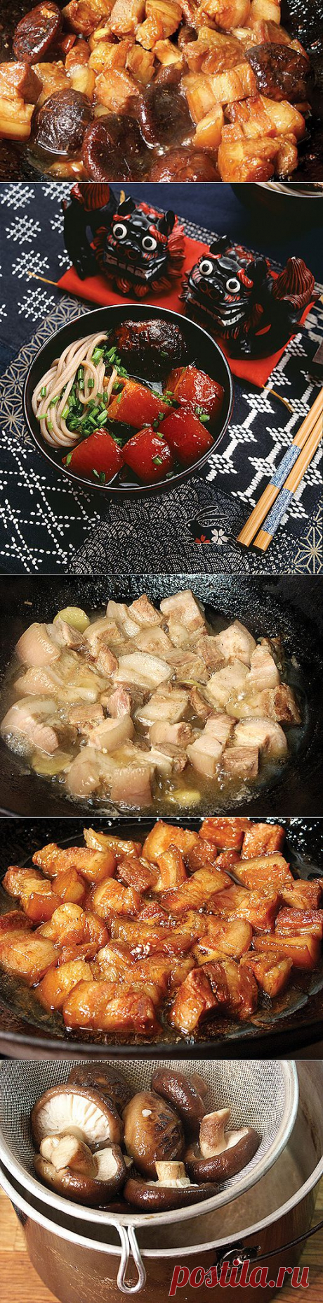 Рафуте: почеревок по-окинавски, нежная свинина с грибами | Готовим дома