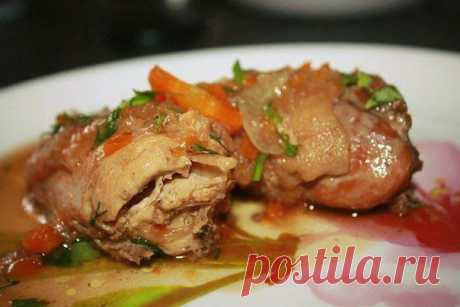 ТУШЕНАЯ КУРОЧКА. ОЧЕНЬ ВКУСНО!.