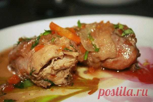 ТУШЕНАЯ КУРОЧКА. ОЧЕНЬ ВКУСНО!.