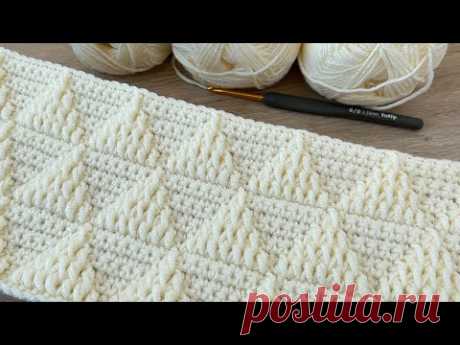 👌🏻💥wonderful💥 for blanket bags and sweaters / very easy crochet for beginners in crochet pattern