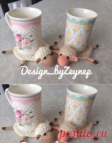 Leithygurumi: Amigurumi Kuzu Bardak Altlığı Türkçe