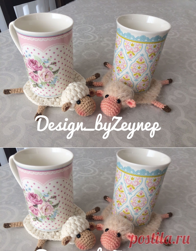 Leithygurumi: Amigurumi Kuzu Bardak Altlığı Türkçe