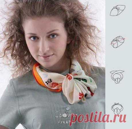 Как завязать платок. 9 способов.