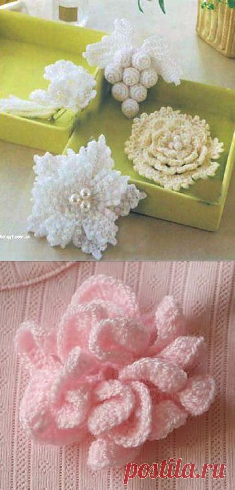 Вязание цветов крючком - вязание крючком на kru4ok.ru