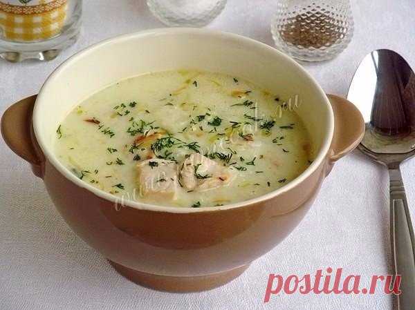 Английский куриный суп с плавленым сыром  / Спортивная женщина!