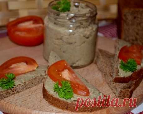 Паштет из фасоли и шампиньонов