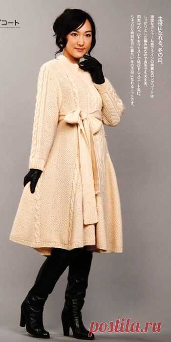 Белое пальто | САМОБРАНОЧКА - сайт для рукодельниц, мастериц