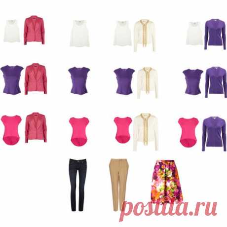 36 outfits from 3 bottoms, 3 tops, 3 jackets. Capsule wardrobe - Polyvore