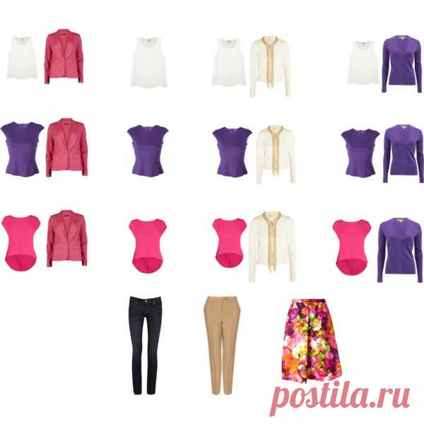 36 outfits from 3 bottoms, 3 tops, 3 jackets. Capsule wardrobe - Polyvore