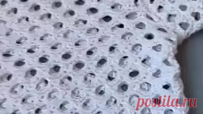 Сетчатый узор крючком