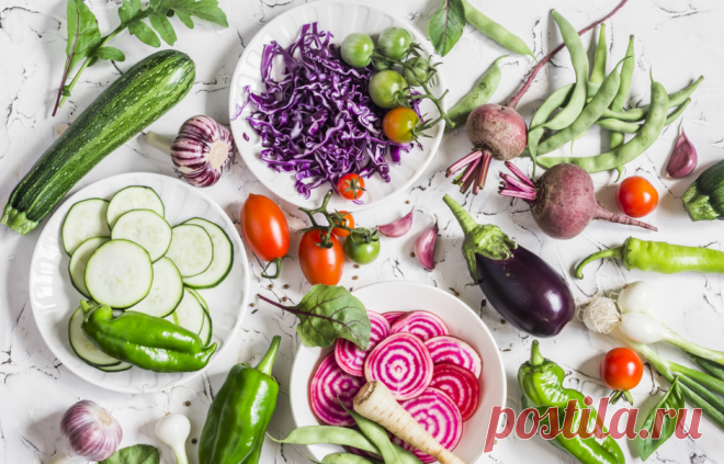 Вкусная инфографика: сколько нужно готовить овощи - KitchenMag.ru