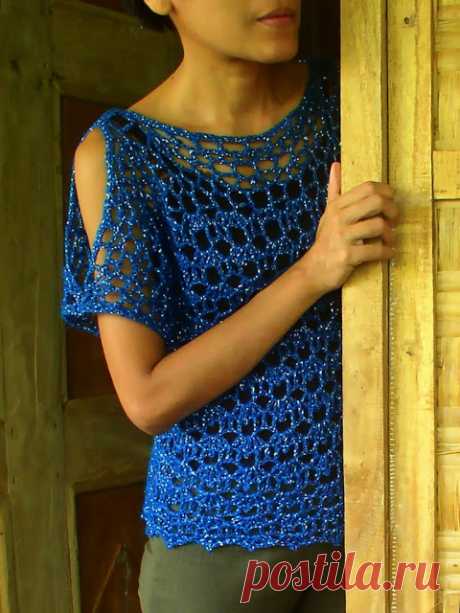 Crochetology by Fatima: Another Quick Crochet Blouse Project