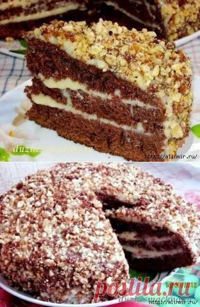 Очень простой и необычный  вкусного торта. Приготовить сможет любой