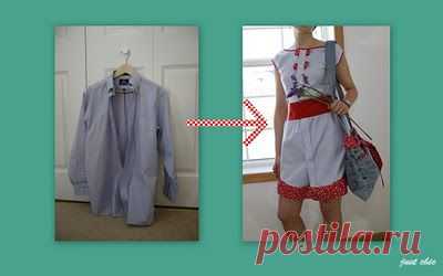 платье из сорочки