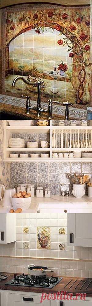 Фартук для кухни. Выбор цвета и материалов | Роскошь и уют