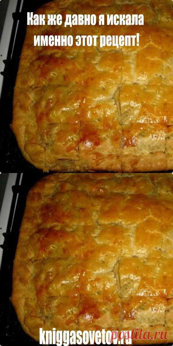 Как же давно я искала именно этот рецепт! Заливной мясной пирог