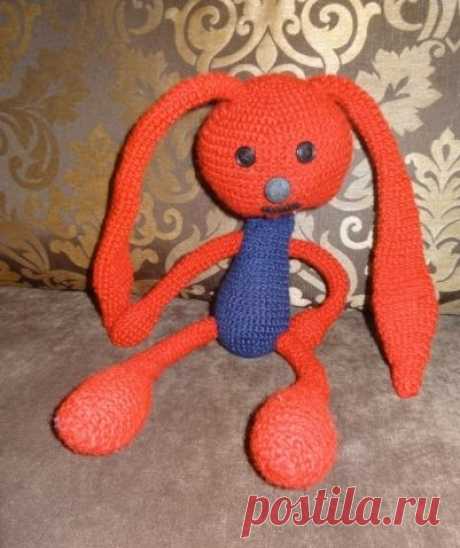 Зайчик / Мир игрушки / Вязаные игрушки. Мастер-классы, схемы, описание.