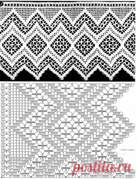 Кайма крючком