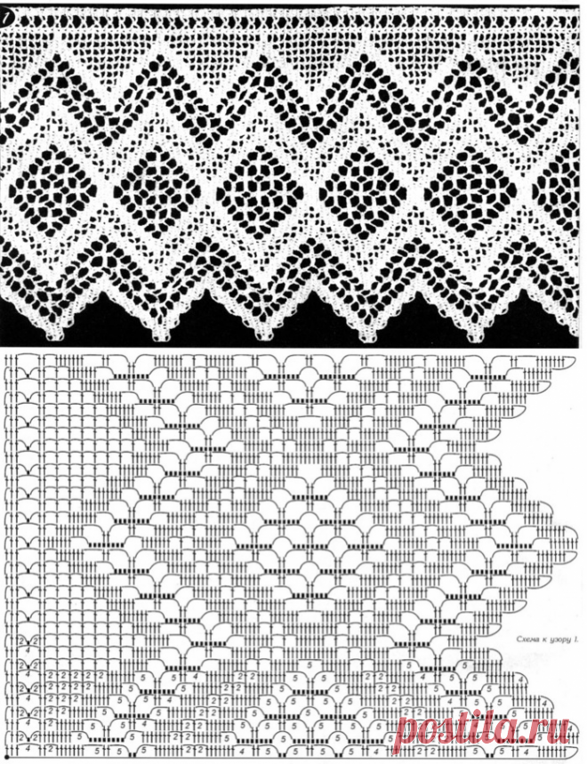 Кайма крючком