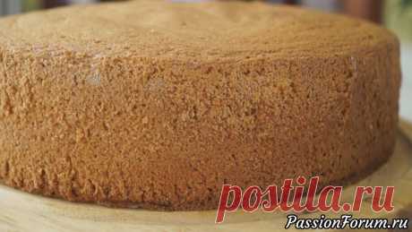 Бисквит который никогда не опадает! Вкус изумительный и совсем не крошится