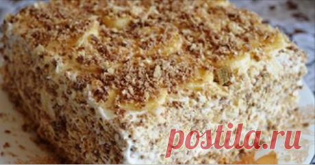 Нереально вкусный торт без выпечки: супер простой рецепт Каждый кусочек буквально тает во рту. От него просто невозможно оторваться!👍