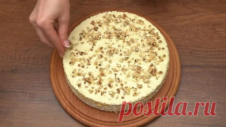 Вкус из Детства! Вафельный торт без выпечки