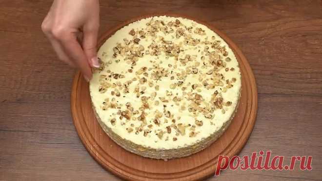 Вкус из Детства! Вафельный торт без выпечки