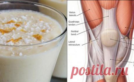 Укрепляйте коленные суставы и сухожилия с помощью этого простого рецепта Натуральное лечение