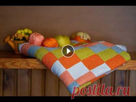 МК Детский плед крючком//Тунисское вязание//how to knit a blanket Кому интересно тунисское вязание крючком - проходите :) Будем вязать детский плед крючком. Техника выполнения очень простая. Цвета пряжи можно комбини...