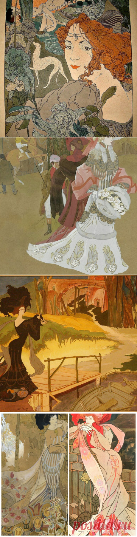 Небесное умом не измеримо... Французский художник Жорж де Фер (Georges de Feure)