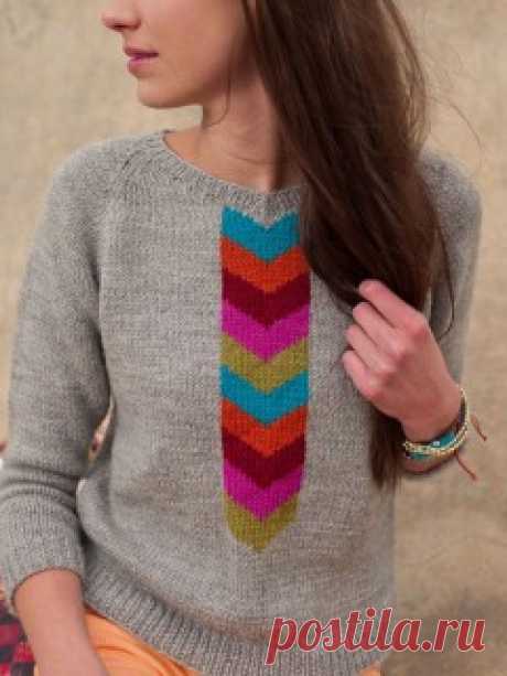 Emmanuelle Knitted Sweater Pattern | InterweaveStore.com