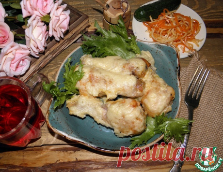 Курица в сливочно-луковом соусе – кулинарный рецепт