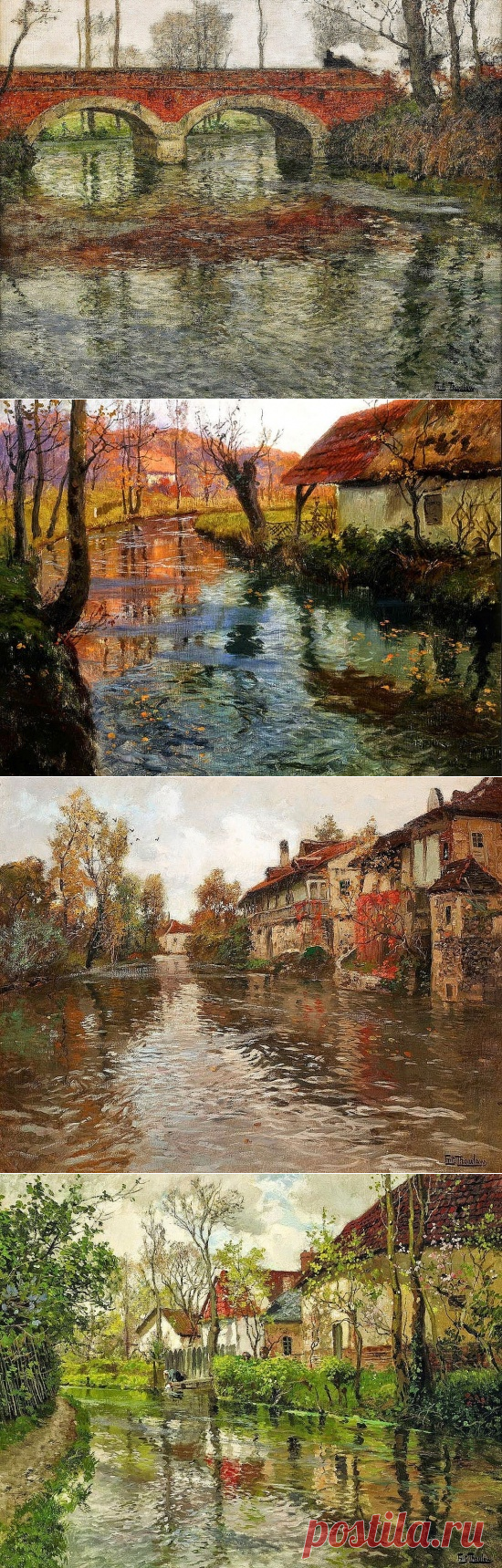 Художник Фриц Таулов (Frits Thaulow). Картины