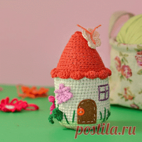 Сказочный домик крючком | 1000 схем амигуруми на русском