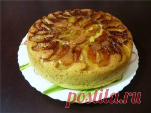 Яблочный пирог в мультиварке Поларис: два варианта рецепта