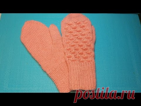 ВАРЕЖКИ С ПАЛЬЦЕМ "ИНДИЙСКИЙ КЛИН'