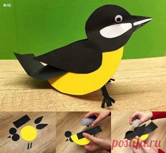 Идеи для детских поделок из бумаги