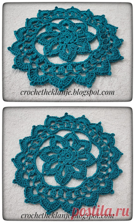 Crochet Heklanje: Moj rad 41 - Motiv 18