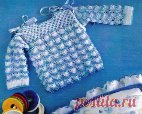 Джемпер - Морская история - Пуловеры, джемпера для малышей спицами