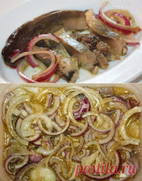 Селёдка под горчичный соусом