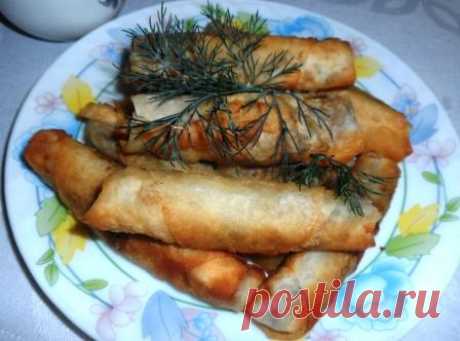 Закусочные пальчики из лаваша