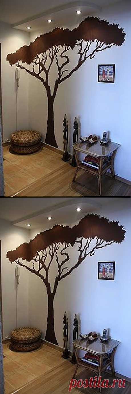 Рисуем на стене (Мастер - класс) / Декор стен / Модный сайт о стильной переделке одежды и интерьера