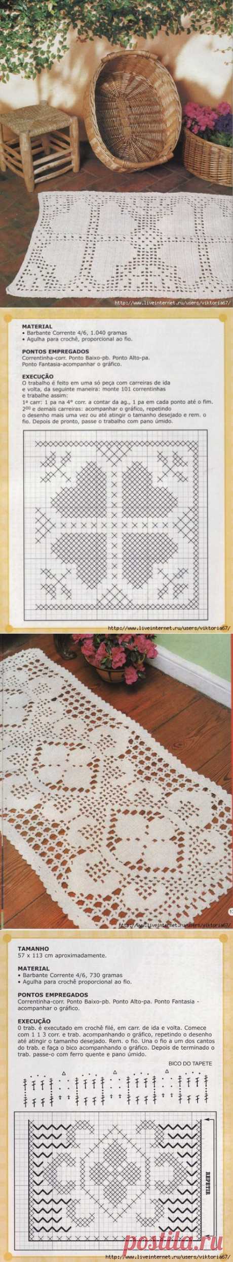 Вязание Крючок Схемы Салфетки Скатерти (150 фото).