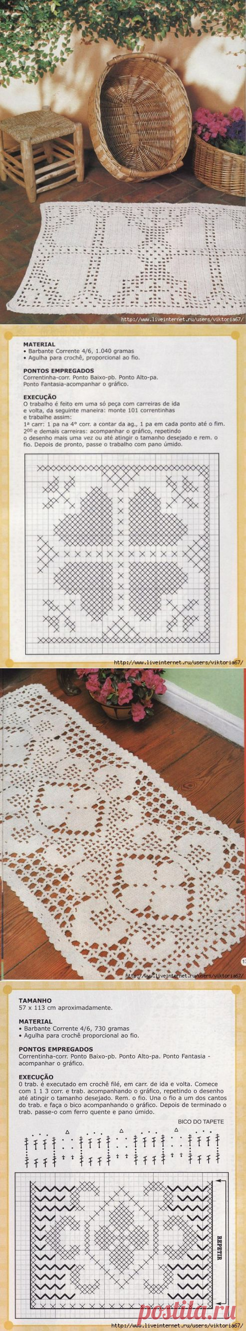 Вязание Крючок Схемы Салфетки Скатерти (150 фото).