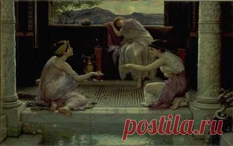 Сэр Эдвард Джон Пойнтер (1836-1919)
Эдвард Джон Пойнтер (англ. Edward John Poynter; 20 марта 1836, Париж — 26 июля 1919) — английский художник. Учился живописи в Лондоне, Риме и в Париже у Шарля Глейра (вместе с Уистлером).