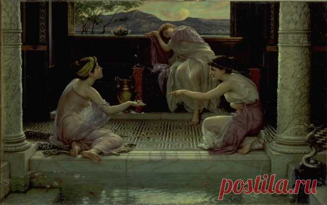 Сэр Эдвард Джон Пойнтер (1836-1919)
Эдвард Джон Пойнтер (англ. Edward John Poynter; 20 марта 1836, Париж — 26 июля 1919) — английский художник. Учился живописи в Лондоне, Риме и в Париже у Шарля Глейра (вместе с Уистлером).