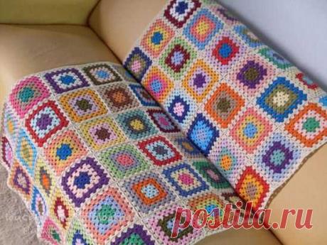 Вязание крючком подушки на диван