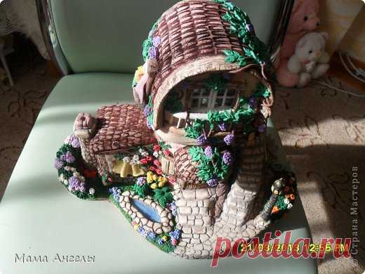 еще домики из соленого теста