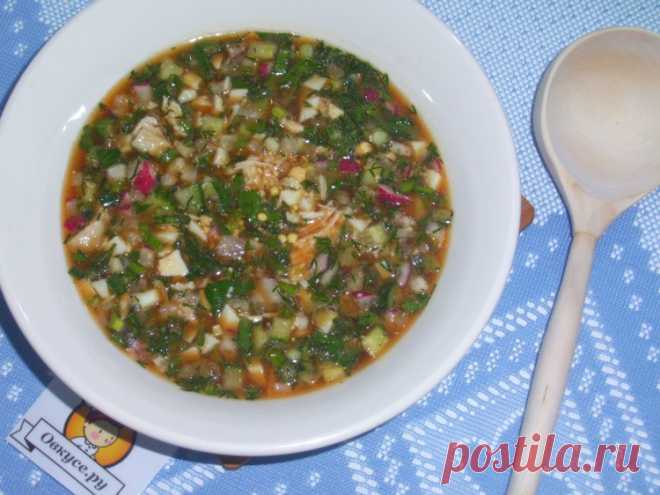 Окрошка на квасе - Простые рецепты Овкусе.ру